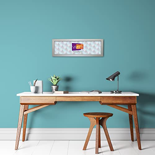 Vivarti Thin Matt Silver Picture Frame