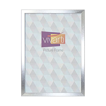Vivarti Thin Gloss Silver Picture Frame - 0
