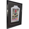 Vivarti DIY Tapered 3D Mounted Sports Shirt Display Gloss Black Frame