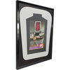 Vivarti DIY Tapered 3D Mounted Sports Shirt Display Gloss Black Frame