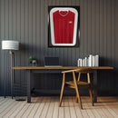 Vivarti DIY Tapered 3D Mounted Sports Shirt Display Black Frame-11