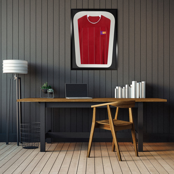 Vivarti DIY Tapered 3D Mounted Sports Shirt Display Black Frame