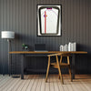 Vivarti DIY Tapered 3D Mounted Sports Shirt Display Gloss Black Frame