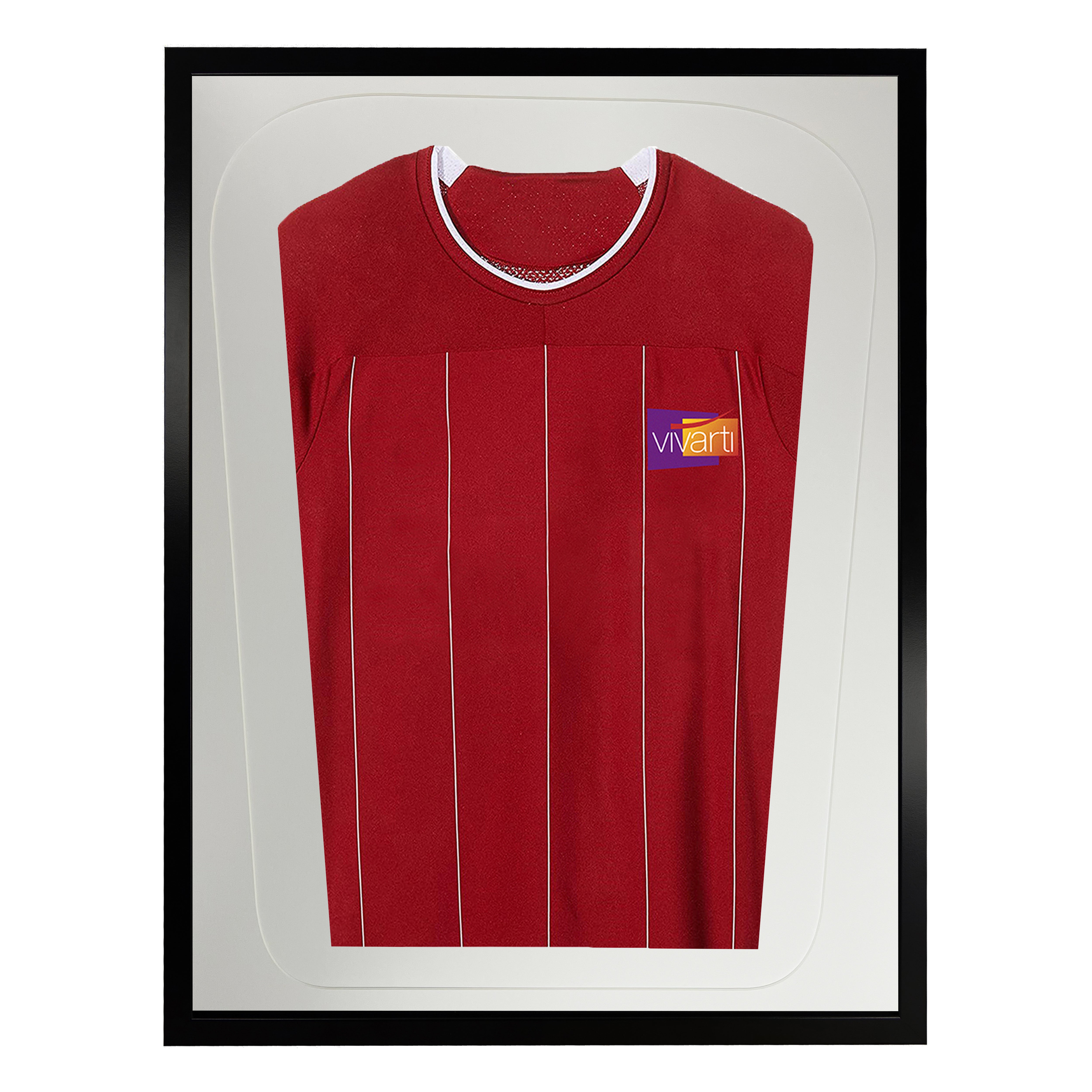 Vivarti DIY Tapered 3D Mounted Sports Shirt Display Black Frame
