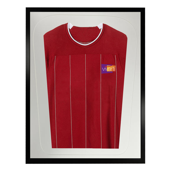 Vivarti DIY Tapered 3D Mounted Sports Shirt Display Gloss Black Frame