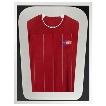Vivarti DIY Tapered 3D Mounted Sports Shirt Display  Gloss White Frame - 0