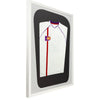 Vivarti DIY Tapered 3D Mounted Sports Shirt Display White Frame
