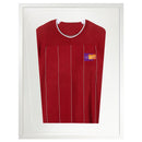 Vivarti DIY Tapered 3D Mounted Sports Shirt Display  Gloss White Frame-4