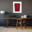 Vivarti DIY Tapered 3D Mounted Sports Shirt Display White Frame-9