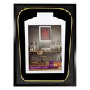 Vivarti DIY Tapered 3D Double Mounted Sports Shirt Display Black Frame-20