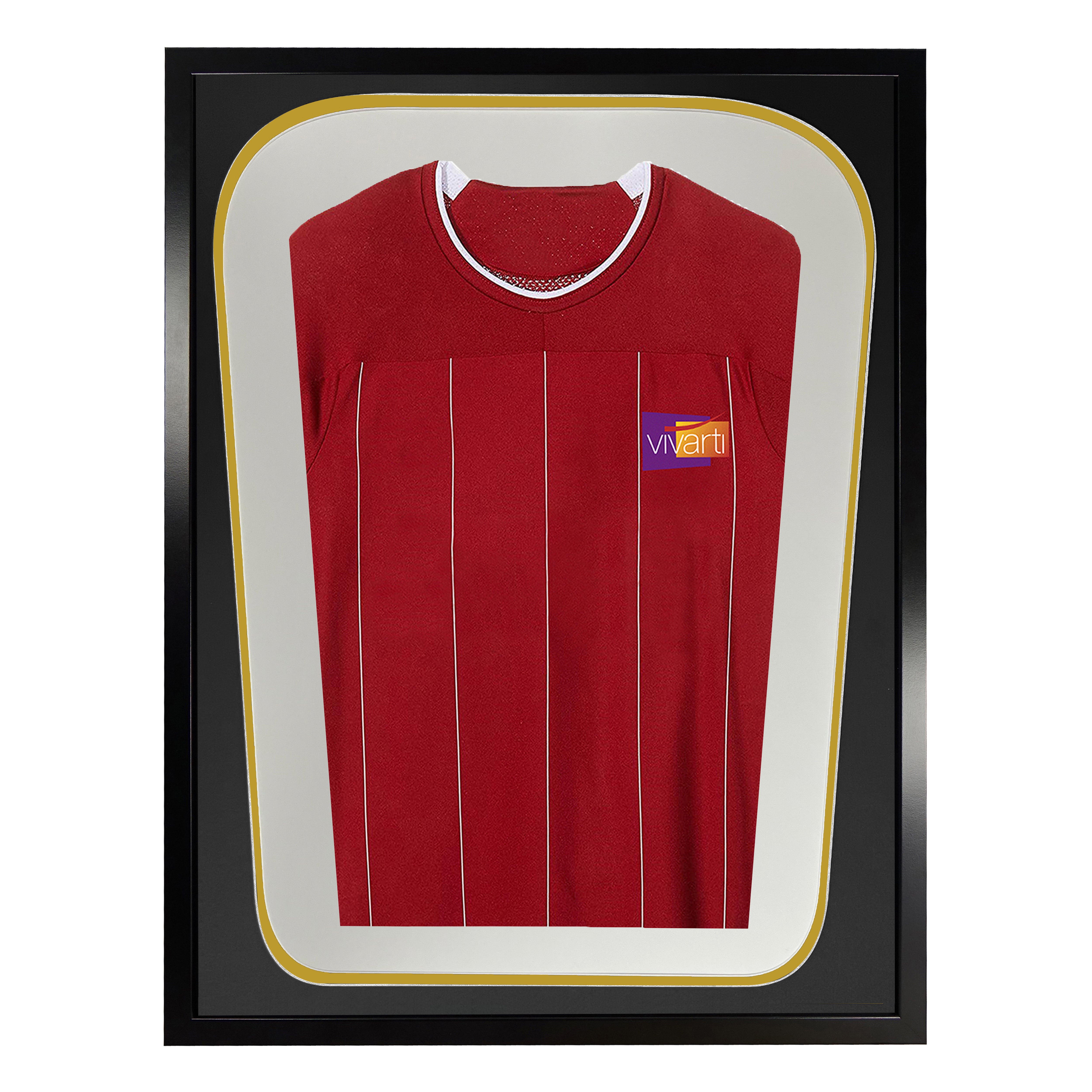 Vivarti DIY Tapered 3D Double Mounted Sports Shirt Display Black Frame
