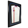 Vivarti DIY Tapered 3D Double Mounted Sports Shirt Display Gloss Black Frame