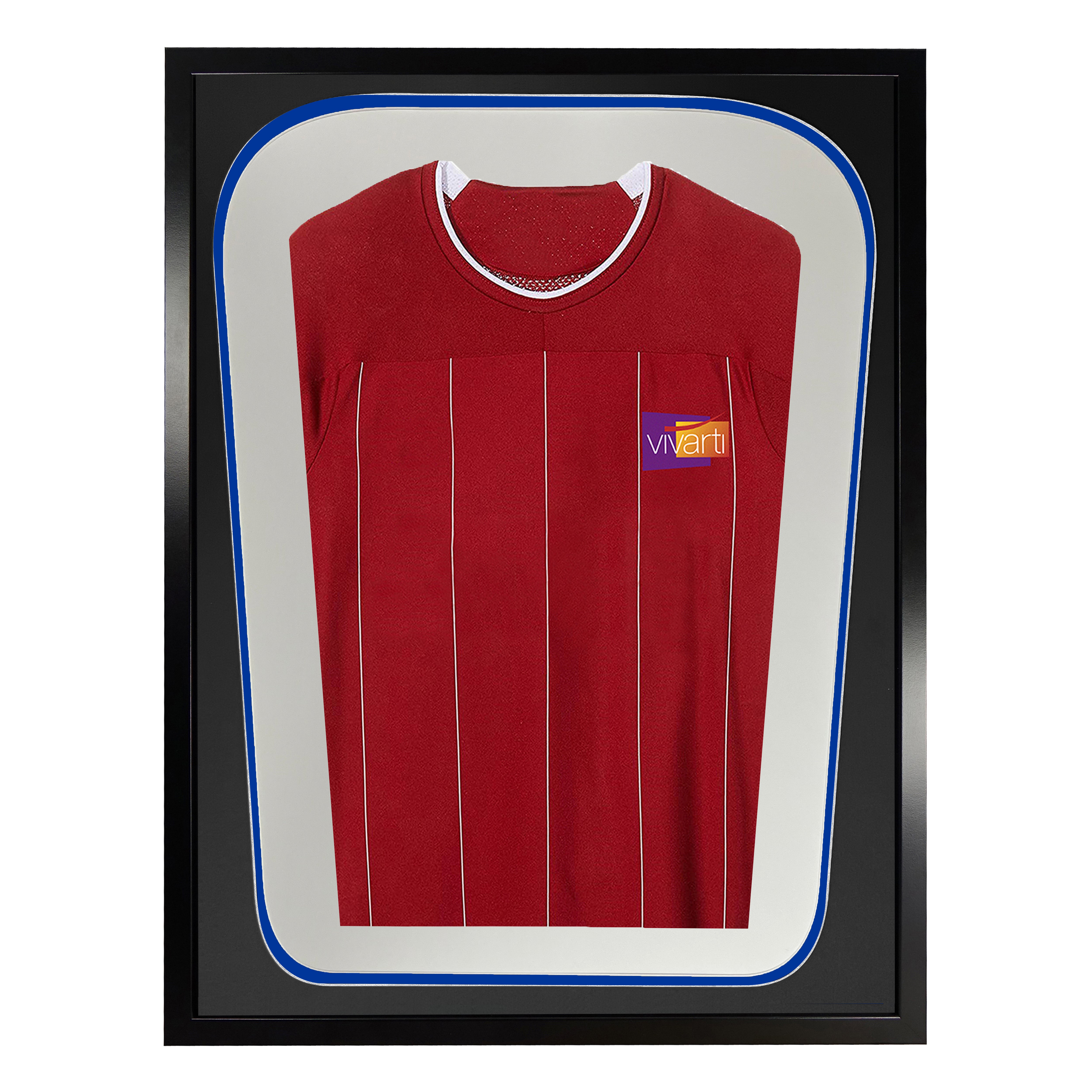 Vivarti DIY Tapered 3D Double Mounted Sports Shirt Display Black Frame