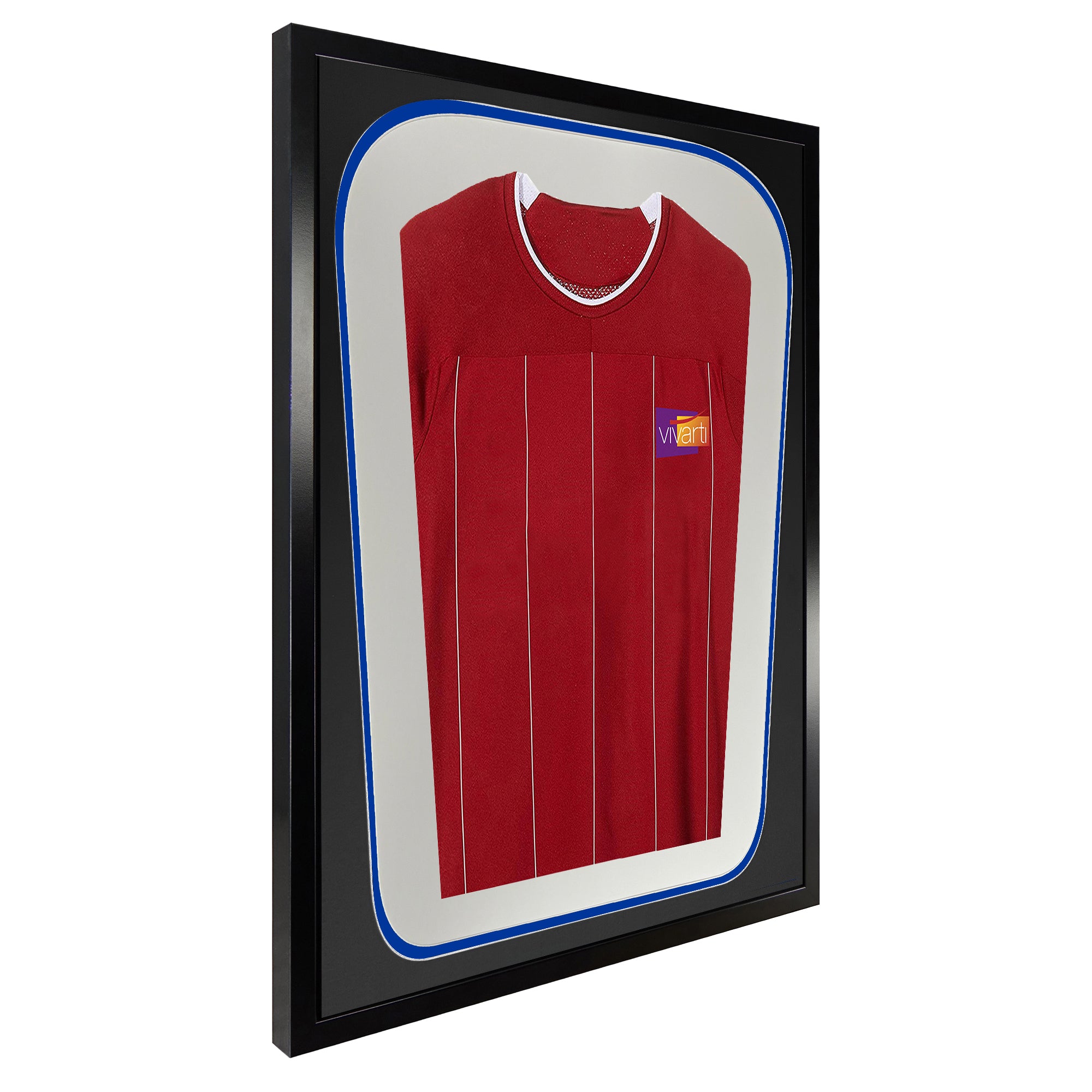 Vivarti DIY Tapered 3D Double Mounted Sports Shirt Display Black Frame