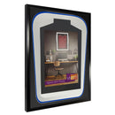 Vivarti DIY Tapered 3D Double Mounted Sports Shirt Display Gloss Black Frame-33