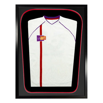 Vivarti DIY Tapered 3D Double Mounted Sports Shirt Display Black Frame - 0
