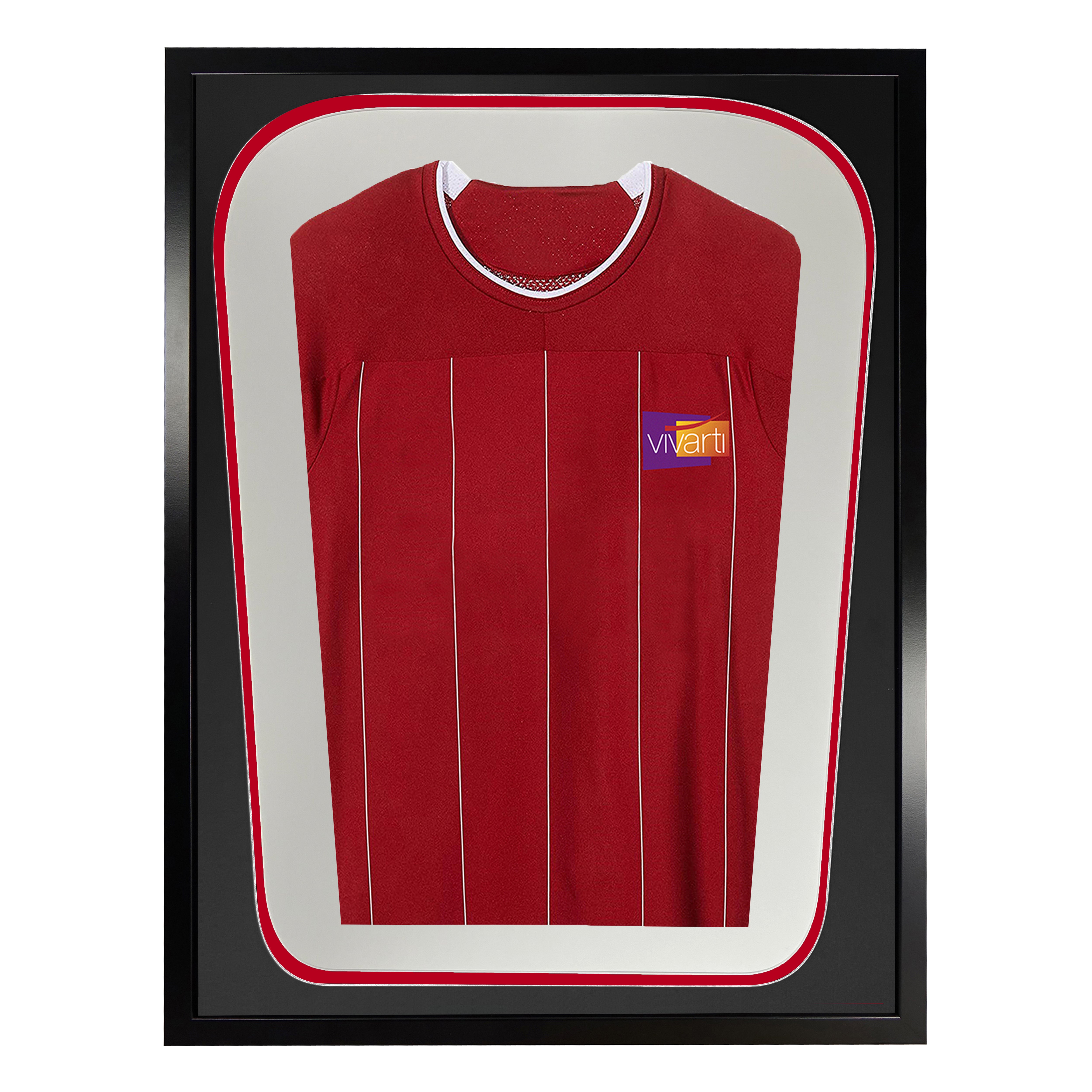 Vivarti DIY Tapered 3D Double Mounted Sports Shirt Display Black Frame