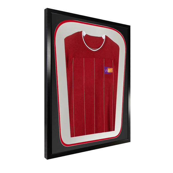 Vivarti DIY Tapered 3D Double Mounted Sports Shirt Display Black Frame