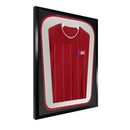 Vivarti DIY Tapered 3D Double Mounted Sports Shirt Display Gloss Black Frame-39