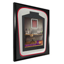 Vivarti DIY Tapered 3D Double Mounted Sports Shirt Display Gloss Black Frame-41