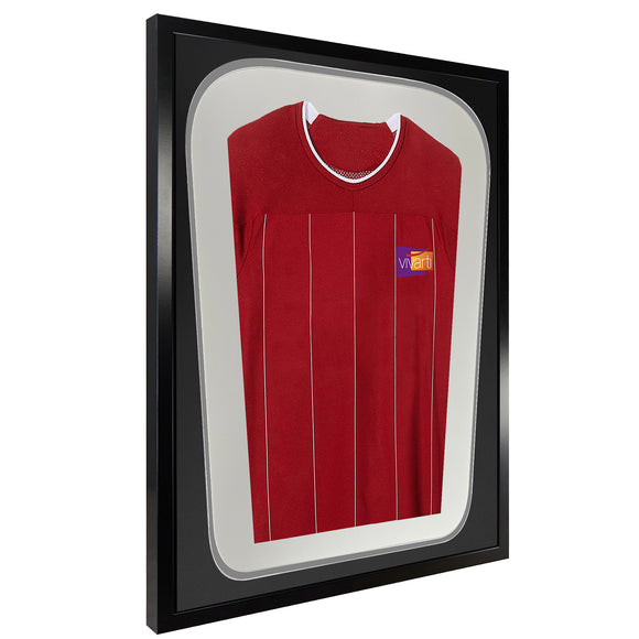 Vivarti DIY Tapered 3D Double Mounted Sports Shirt Display Black Frame