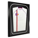 Vivarti DIY Tapered 3D Double Mounted Sports Shirt Display Gloss Black Frame-51