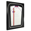 Vivarti DIY Tapered 3D Double Mounted Sports Shirt Display Gloss Black Frame