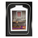 Vivarti DIY Tapered 3D Double Mounted Sports Shirt Display Black Frame-52