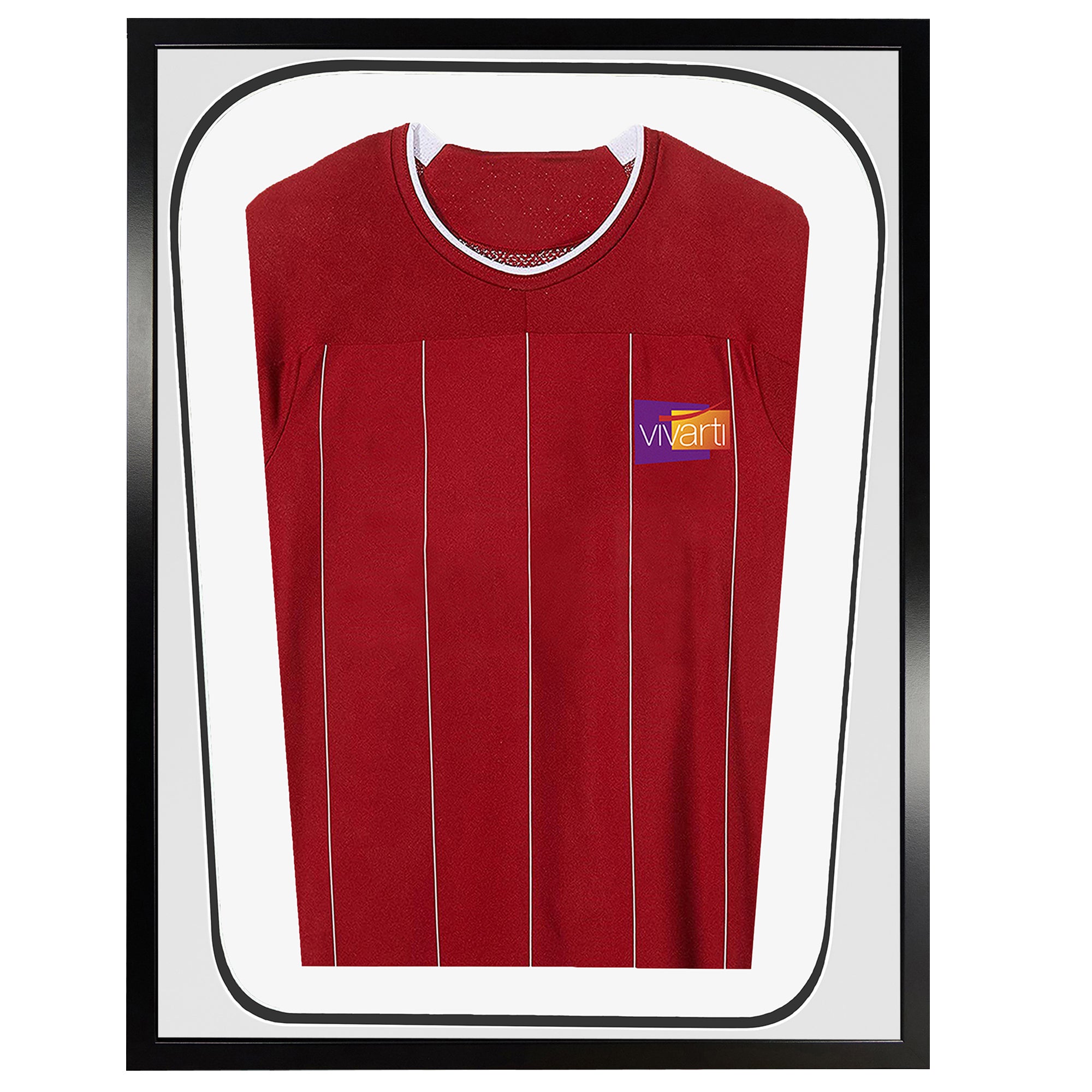 Vivarti DIY Tapered 3D Double Mounted Sports Shirt Display Black Frame