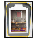 Vivarti DIY Tapered 3D Double Mounted Sports Shirt Display Gloss Black Frame-60