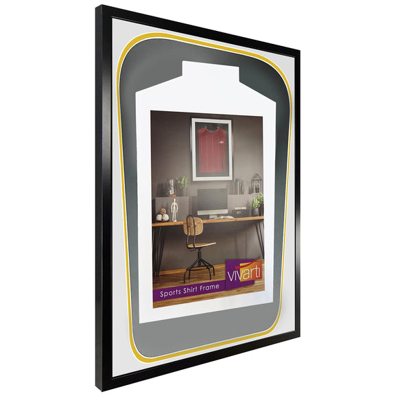 Vivarti DIY Tapered 3D Double Mounted Sports Shirt Display Black Frame