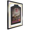 Vivarti DIY Tapered 3D Double Mounted Sports Shirt Display Black Frame-65