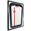 Vivarti DIY Tapered 3D Double Mounted Sports Shirt Display Gloss Black Frame