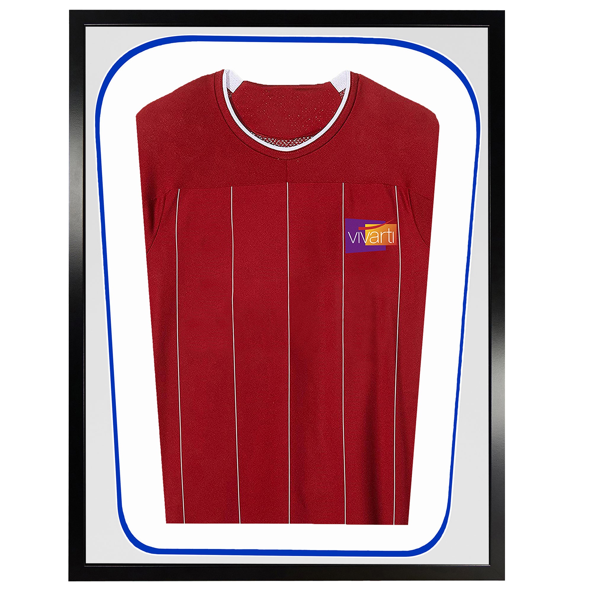 Vivarti DIY Tapered 3D Double Mounted Sports Shirt Display Black Frame