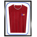 Vivarti DIY Tapered 3D Double Mounted Sports Shirt Display Gloss Black Frame-14