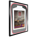 Vivarti DIY Tapered 3D Double Mounted Sports Shirt Display Gloss Black Frame-77