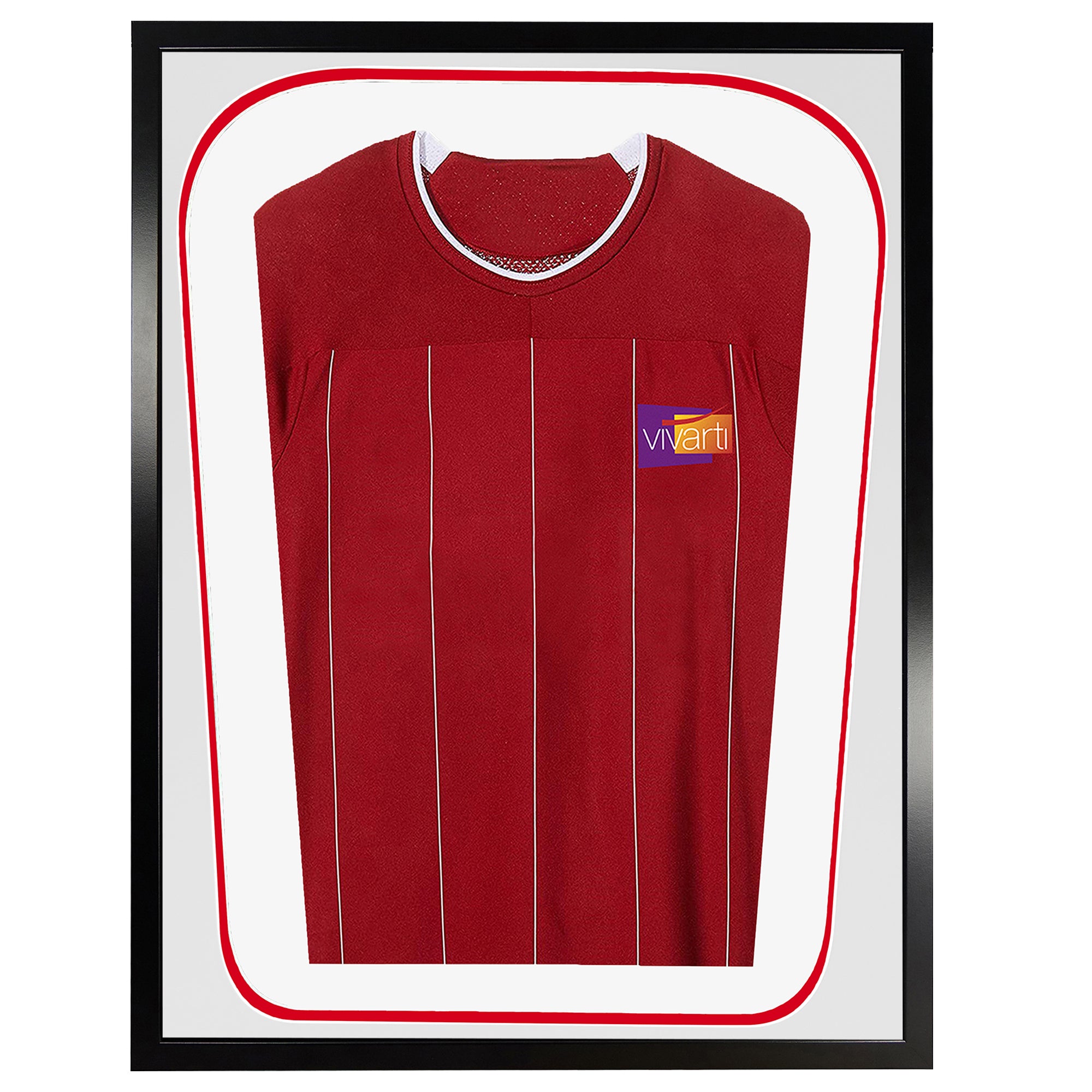 Vivarti DIY Tapered 3D Double Mounted Sports Shirt Display Black Frame