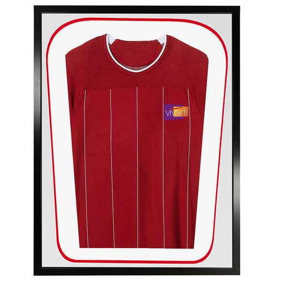 Vivarti DIY Tapered 3D Double Mounted Sports Shirt Display Black Frame