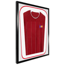 Vivarti DIY Tapered 3D Double Mounted Sports Shirt Display Gloss Black Frame-79