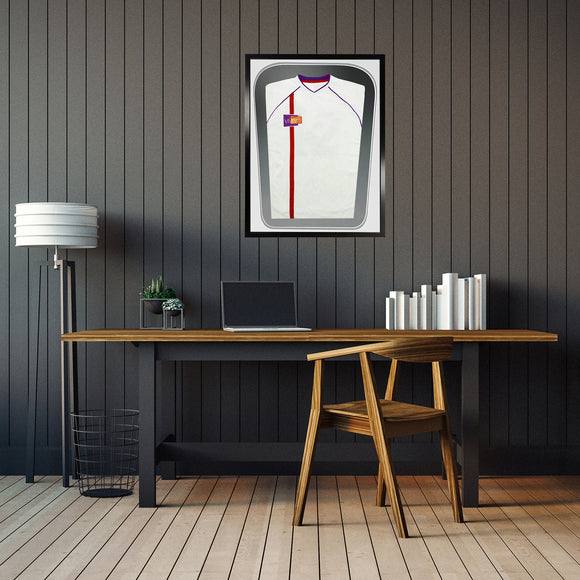 Vivarti DIY Tapered 3D Double Mounted Sports Shirt Display Black Frame