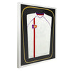 Vivarti DIY Tapered 3D Double Mounted Sports Shirt Display White Frame