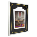 Vivarti DIY Tapered 3D Double Mounted Sports Shirt Display White Frame-21