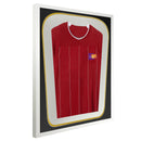 Vivarti DIY Tapered 3D Double Mounted Sports Shirt Display White Frame-23