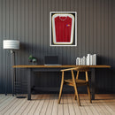 Vivarti DIY Tapered 3D Double Mounted Sports Shirt Display White Frame-26