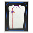 Vivarti DIY Tapered 3D Double Mounted Sports Shirt Display White Frame-4