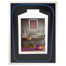 Vivarti DIY Tapered 3D Double Mounted Sports Shirt Display White Frame-28