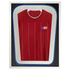 Vivarti DIY Tapered 3D Double Mounted Sports Shirt Display Gloss White Frame