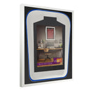 Vivarti DIY Tapered 3D Double Mounted Sports Shirt Display Gloss White Frame-33