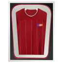 Vivarti DIY Tapered 3D Double Mounted Sports Shirt Display Gloss White Frame-3