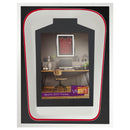 Vivarti DIY Tapered 3D Double Mounted Sports Shirt Display Gloss White Frame-40